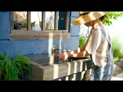 A Dog I Couldn't Keep / DIY Garden Sink 🚰 / Backyard Makeover