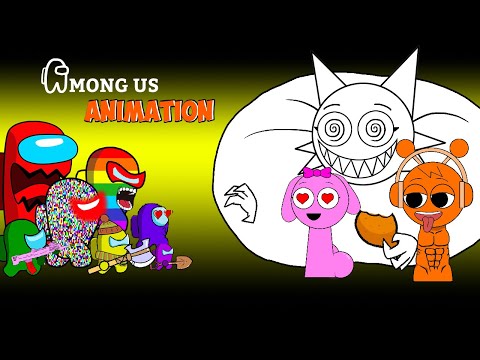 어몽어스 Among Us VS Incredibox Sprunki OC Retake but FAT | AMONG US FUNNY ANIMATION