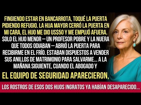 Fingí Estar En La Calle Sin Dinero Y Pedí Refugio... Solo La Nuera Que Detestaba Abrió La Puerta..
