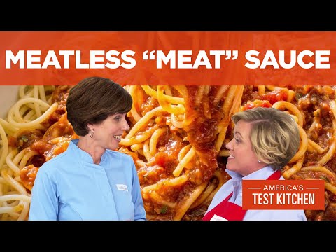 How to Make Our Super Savory Meatless "Meat" Sauce
