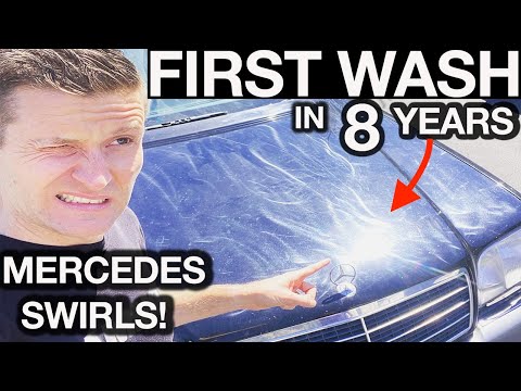 First Wash In 8 Years: Mercedes S600 V12 Swirled Paint Best Before and After!