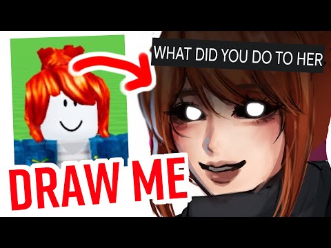 ROBLOX DRAW ME... BUT I MAKE THEIR AVATARS SCARY