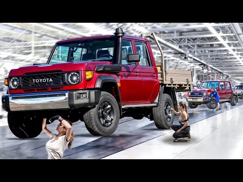 Toyota LandCruiser J70 Production line: How Australia's most popular SUV is made - Assembly Line
