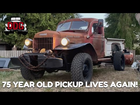 Long Abandoned 1948 Dodge Power Wagon Project Gets A New Lease On Life