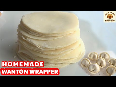 HOMEMADE WANTON, SIOMAI, DUMPLING WRAPPER RECIPE