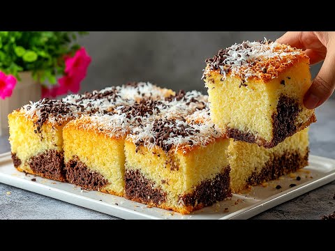 The softest and most delicious cake I’ve ever baked in 5 minutes! Melts in your mouth!