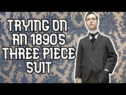 Trying on a Victorian 1890s Suit! (Unboxing)
