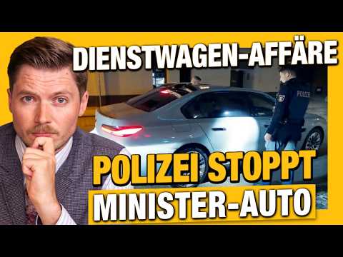 Ministerial car stopped in pedestrian zone! Driver versus police - An investigation