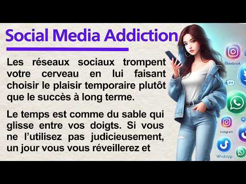 How Social Media Controls Your Life & How to Quit || Graded Reader || Learn French Easily ✅