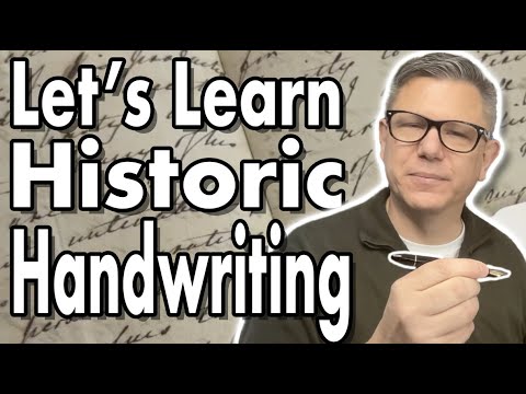 How to Make Your Handwriting Better W/ Historic Inspiration!