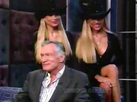 Hugh Hefner w/Bentley Twins (2000) Late Night with Conan O'Brien