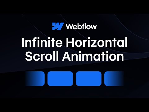 Infinite Horizontal Scroll Animation Loop in Webflow | Webflow Animation Tutorial
