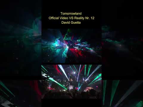 Tomorrowland - Official Video VS Reality Nr. 12 - David Guetta - Mainstage
