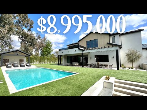 Touring A Luxurious $8,995,000 Contemporary Mansion In Encino | Amestoy Estates