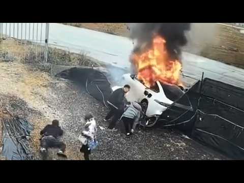 EV Caught Fire in Under a Minute and the Doors Wouldn’t Open