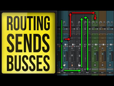 How To Use Cakewalk by Bandlab - Routing, Sends, and Busses