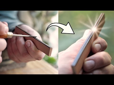 The Secret to PERFECT Painted Leather Edges