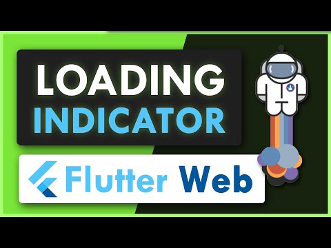 Fancy Loading Indicator for Flutter Web Apps | Blank Screen Alternative | Flutter UI Design