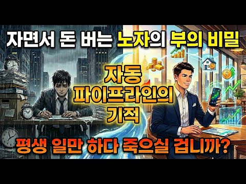 "평생 일만 하다 죽을 건가요?" 노자가 2,500년 전 이미 밝혀낸 '자면서 돈 버는' 무위자연의 법칙 #노자 #도덕경 #무위자연 #경제적자유 #파이프라인 #패시브인컴 #자동수익