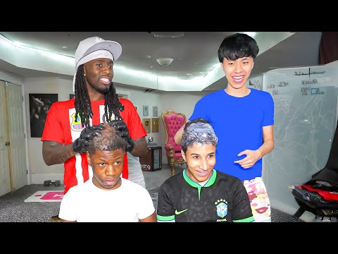 Ray Dyes Tota’s Hair With Kai Cenat!