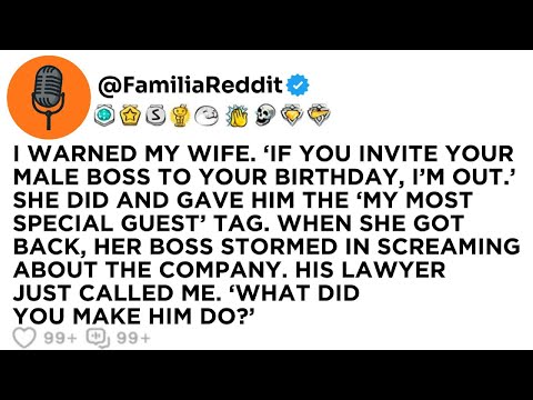 I WARNED MY WIFE. ‘IF YOU INVITE YOUR MALE BOSS TO YOUR BIRTHDAY, I’M OUT.’ SHE DID AND GAVE HIM...