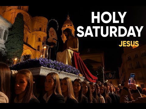 Holy Saturday in Spain 🇪🇸 | A Beautiful Night of Faith & Tradition. #holysaturday #spain #faith