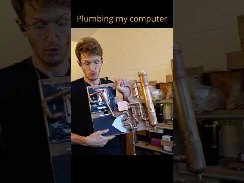 Plumbing Wall-Y #shorts #watercooling