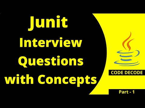 Junit testing Interview Questions & Answers with tutorial in Spring boot Java | Code Decode |Part -1