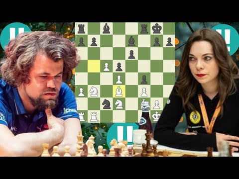 Carlsen Shows His Class Against Dina’s Sharp Play