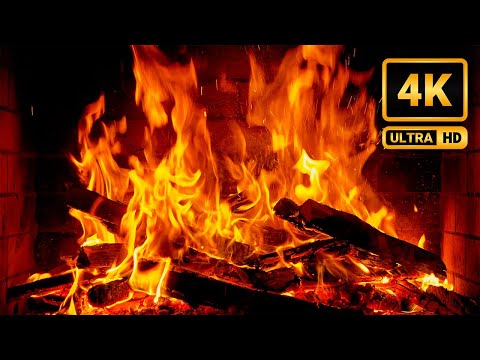 Peaceful Fireplace 🔥 Smooth Jazz Music | Enjoy Cozy Ambience with Crackling Fire