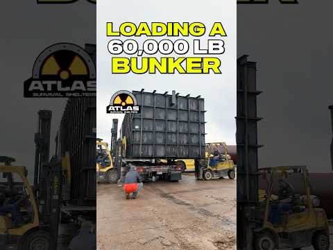 Another ATLAS BUNKER Shipping Out! This one is a 12’ x 50’ Safe Cellar #atlassurvivalshelters