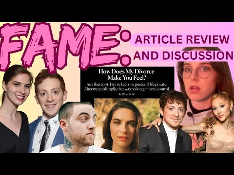 Ariana Grande, Ethan Slater, Dr  Lilly Jay, and Fame