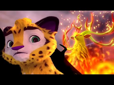 🐯 Лео и Тиг 🦁 — Красный олень — Серия 6 — Развивающий мультфильм о животных