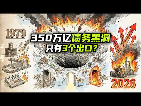 350萬億美元的債務漩渦只有3個出口？2026年石油衝擊比1979年慘多少