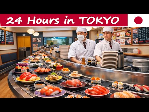 24H in TOKYO – Incredible JAPANESE Food – Ginza Ramen, Tsukiji Market & Tonkatsu