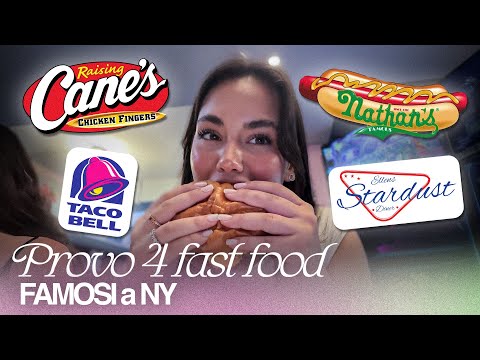 PROVO 4 FAST FOOD A NEW YORK!