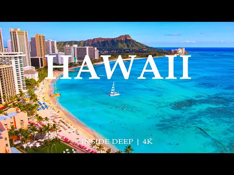 Hawaii 4K | Most Beautiful Islands From Above With Deep House Chill Music