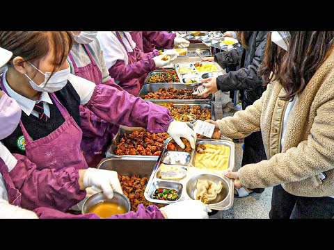 Perfect! Amazing Korean Famous School Meal Scale BEST4 Collection - Korean street food