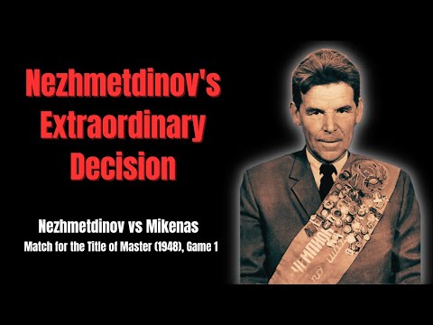 Creative Punishment for the Early Queen Development. Nezhmetdinov vs Mikenas 1948