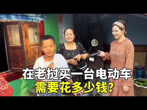 在老撾買一台電動車，需要花多少錢？中國女婿的做法把丈母娘感動哭了！#老挝浪子