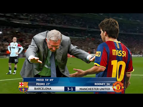 The Day Lionel Messi TAUGHT Football to Sir Alex Ferguson