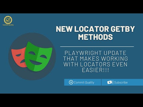 Playwright GetBy Locator Methods | Playwright Tutorial (NodeJS)