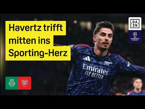 Hero-Havertz: Sporting - Arsenal | Viertelfinale-Hinspiel | UEFA Champions League | DAZN Highlights