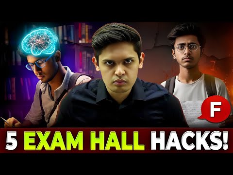 Exam hacks & tips for last 5 minutes🔥 | 5 exam hall hacks 😈 | 100/100 in boards 👊 | Prashant Kirad |