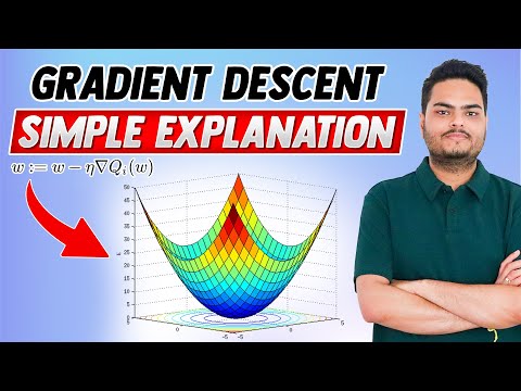 Gradient descent simple explanation|gradient descent machine learning|gradient descent algorithm