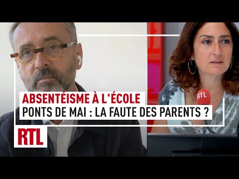Absentéisme à l'école et ponts du mois de mai : la faute des parents ?