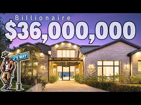 INSIDE a $36M Hidden Hills Mansion with INSANE Views and NFL Neighbor!