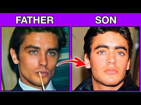 50 Famous Fathers & Sons Who Look PHENOMENALLY ALIKE!