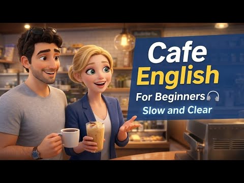 Cafe vocabulary - ☕ 🔥 Easy and Slow English for beginners