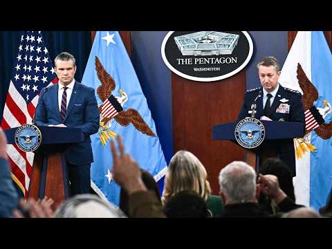 LIVE: Secretary Hegseth, General Caine Hold Briefing on Iran